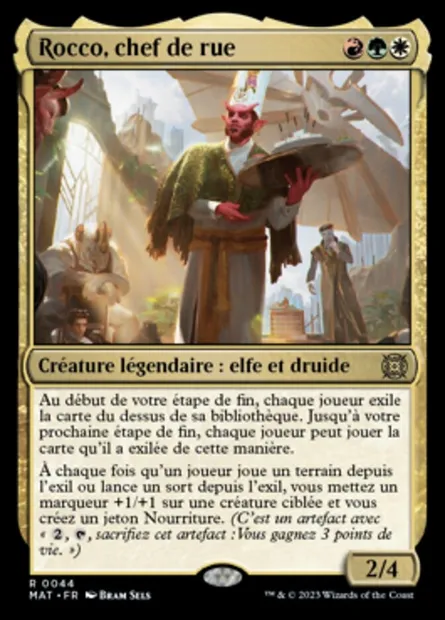 Rocco, chef de rue, carte Magic MAT 44 — extension L'invasion des machines : le jour d'après