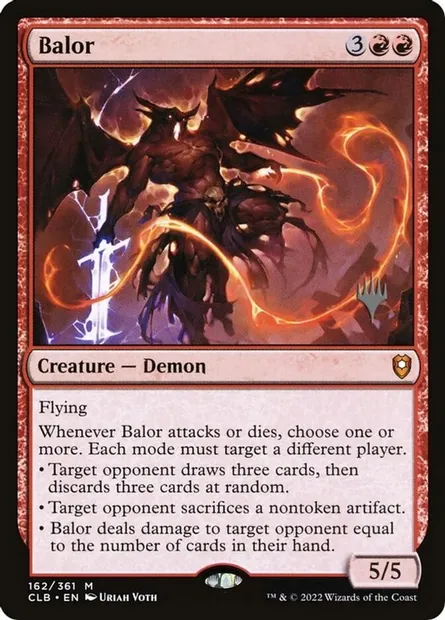 Balor, Magic card PCLB 162p — Battle for Baldur's Gate Promos set