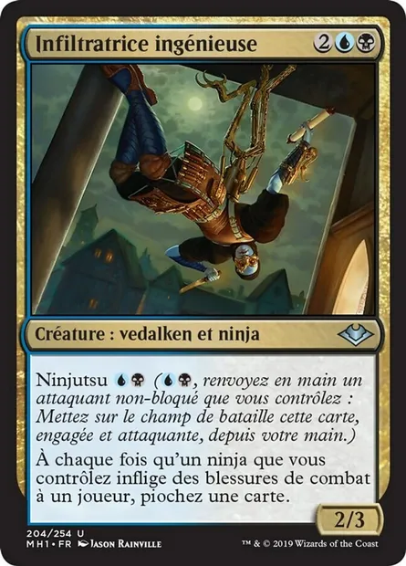 Infiltratrice ingénieuse, carte Magic MH1 204 — extension Horizons du Modern
