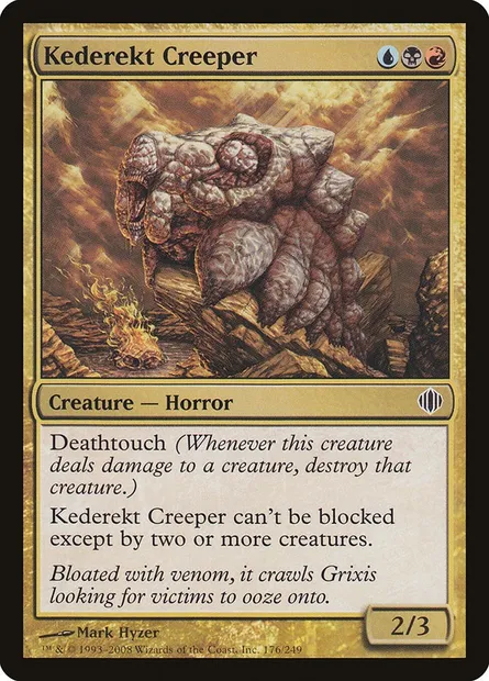 Kederekt Creeper, Magic card ALA 176 — Shards of Alara set