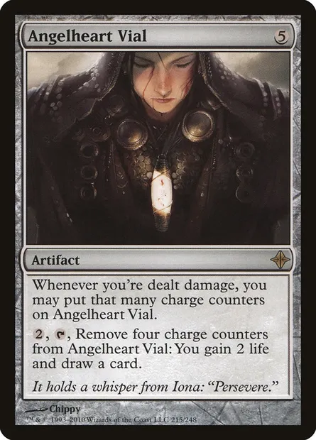 Angelheart Vial, Magic card ROE 215 — Rise of the Eldrazi set