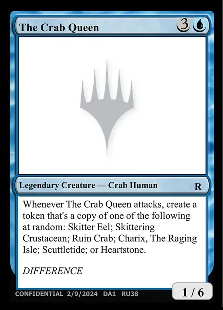 The Crab Queen, carte Magic UNK RU38 — extension Unknown Event