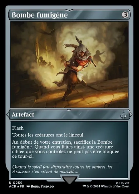 Bombe fumigène, carte Magic ACR 259 — extension Assassin's Creed