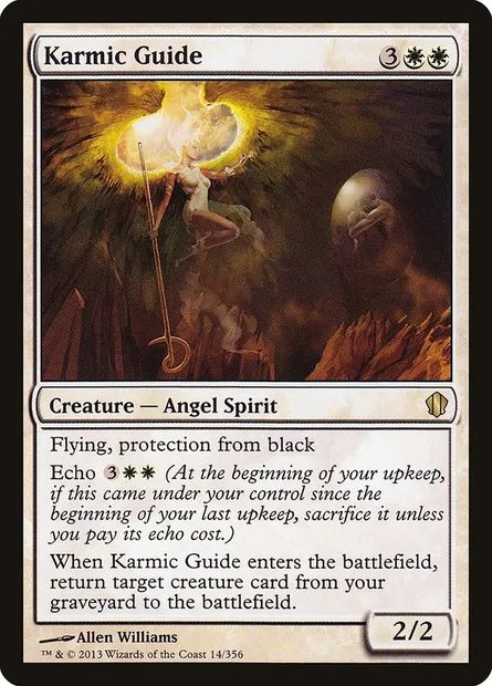 Karmic Guide, Magic card C13 14 — Commander 2013 set