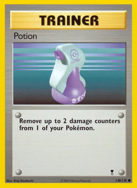 Potion, carte Pokémon LC 110 — extension Legendary Collection