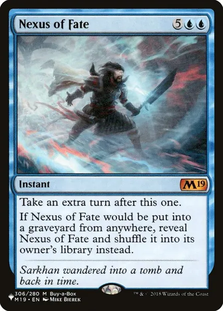 Nexus du destin, carte Magic PLST M19-306 — extension The List
