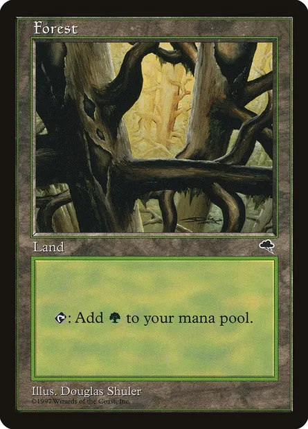 Forêt, carte Magic TMP 350 — extension Tempête