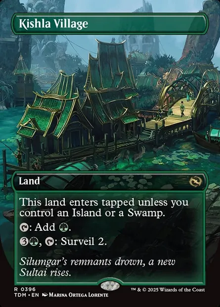 Kishla Village, Magic card TDM 396 — Tarkir: Dragonstorm set