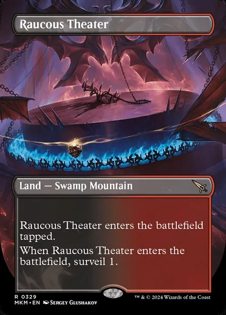 Raucous Theater, Magic card MKM 329 — Murders at Karlov Manor set