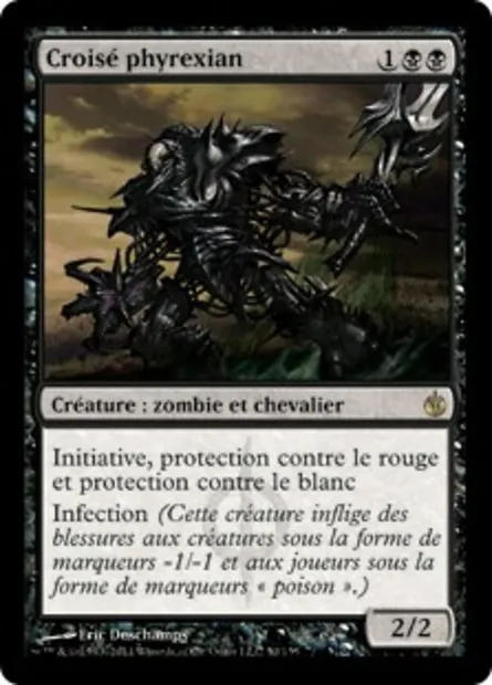Croisé phyrexian, carte Magic MBS 50 — extension Mirrodin assiégé