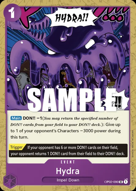 Hydra, carte One Piece OP02-090 — extension PARAMOUNT WAR