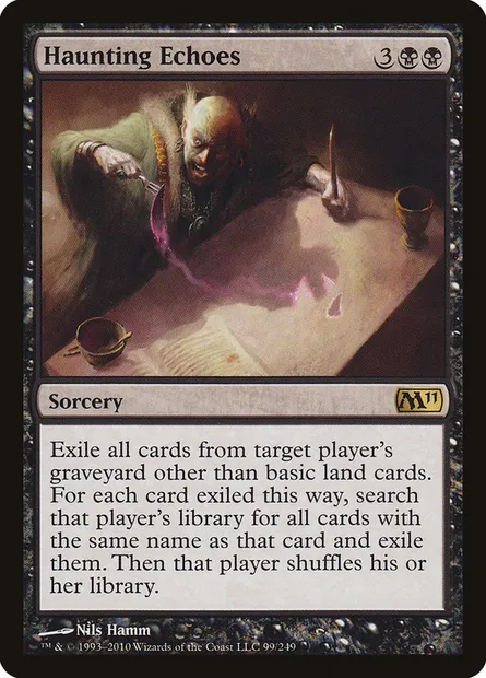 Haunting Echoes, Magic card M11 99 — Magic 2011 set