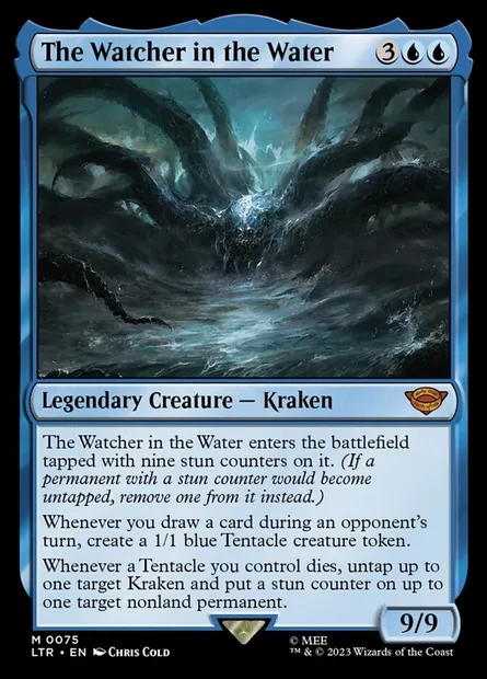 The Watcher in the Water, Magic card LTR 75 — The Lord of the Rings: Tales of Middle-earth set
