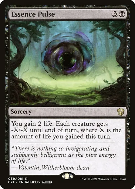 Essence Pulse, Magic card C21 39 — Commander 2021 set