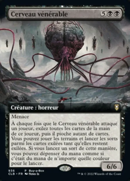 Cerveau vénérable, carte Magic CLB 936 — extension Commander Légendes : la bataille de la Porte de Baldur