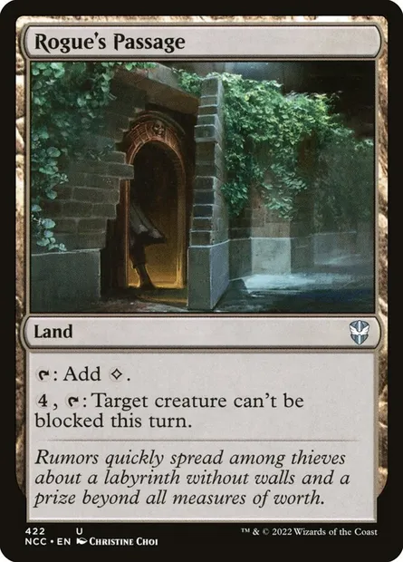 Rogue's Passage, Magic card NCC 422 — New Capenna Commander set