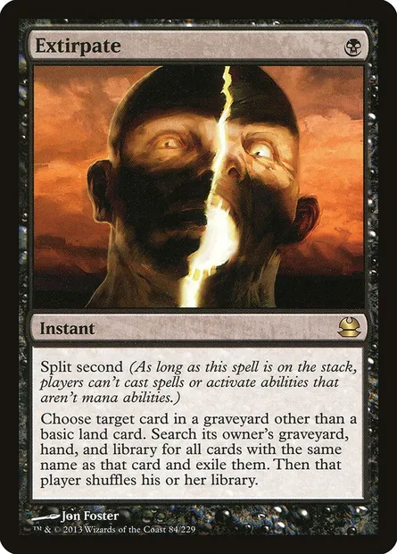 Extirpate, Magic card MMA 84 — Modern Masters set