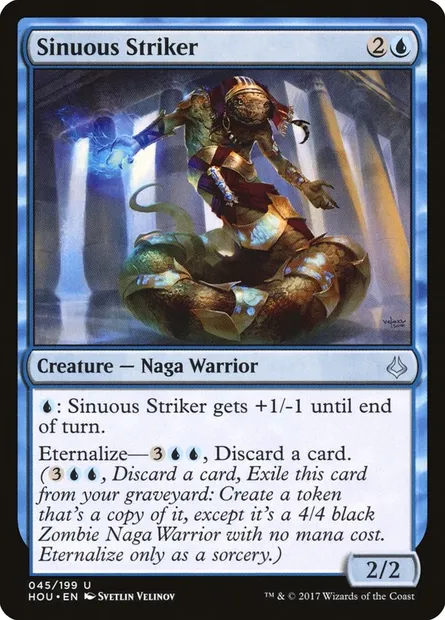 Sinuous Striker, Magic card HOU 45 — Hour of Devastation set