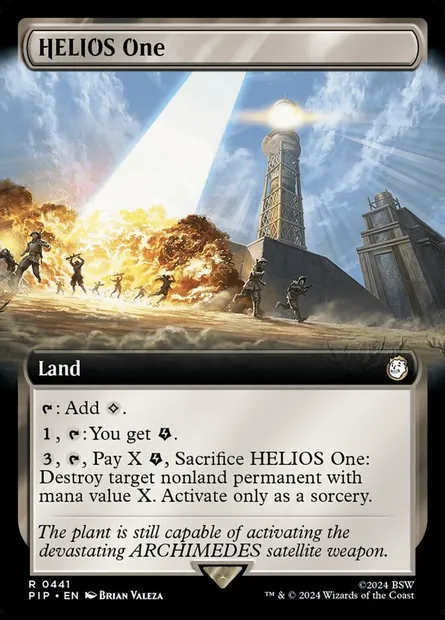 HELIOS One, Magic card PIP 441 — Fallout set