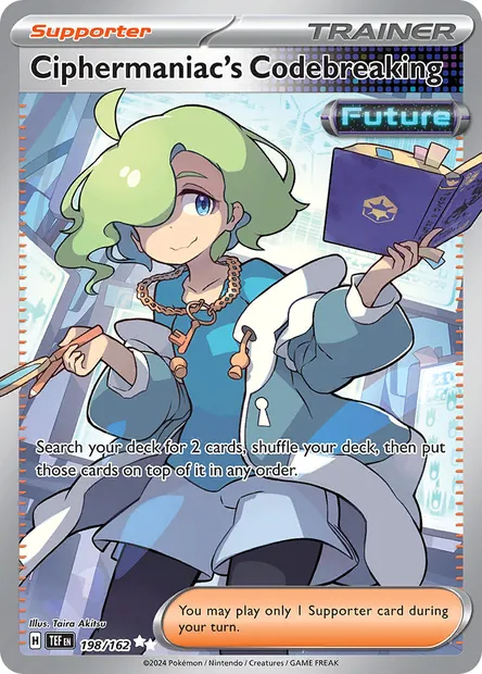 Ciphermaniac's Codebreaking, Pokémon card TEF 198 — Temporal Forces set