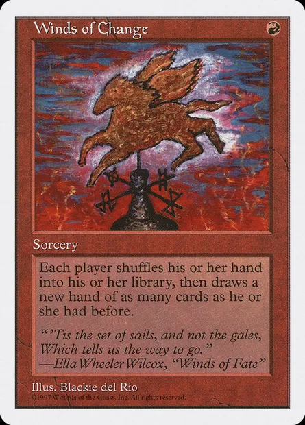 Winds of Change, Magic card 5ED 275 — Fifth Edition set