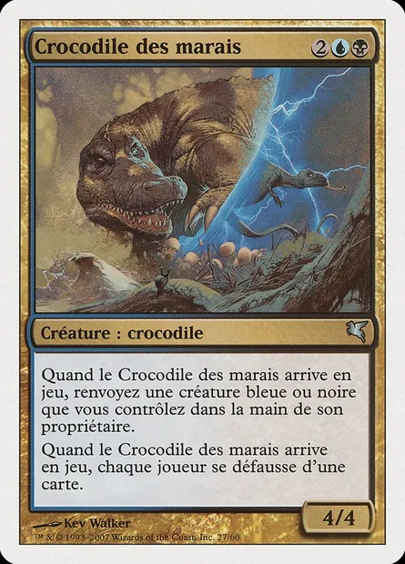 Marsh Crocodile, Magic card PSAL E27 — Salvat 2005 set