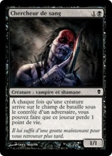 Chercheur de sang, carte Magic ZEN 80 — extension Zendikar