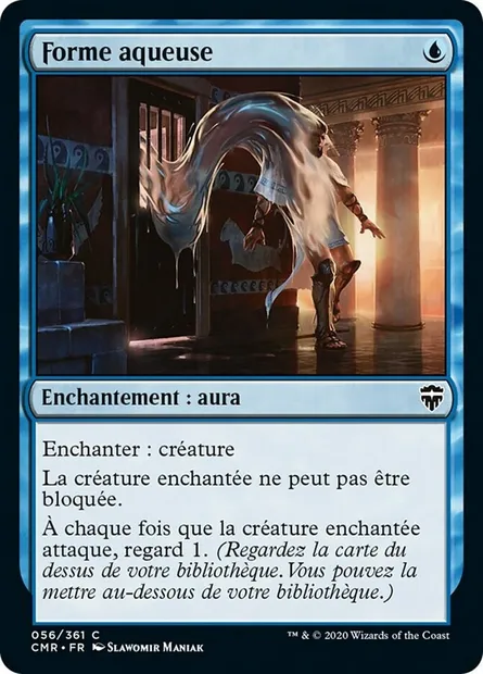 Forme aqueuse, carte Magic CMR 56 — extension Commander Legends