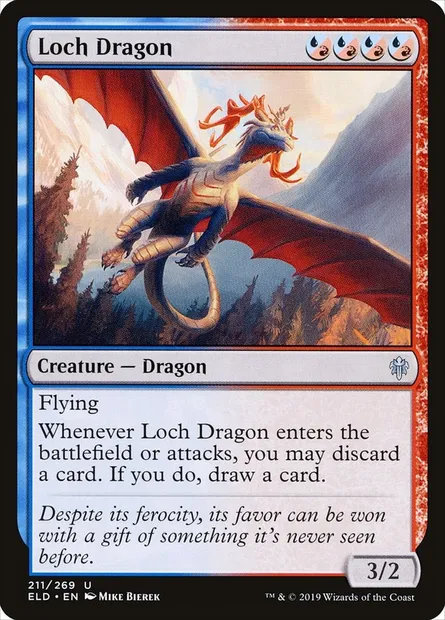 Loch Dragon, Magic card ELD 211 — Throne of Eldraine set