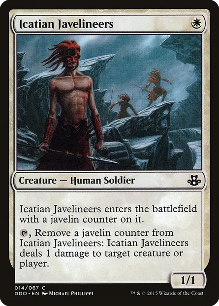 Icatian Javelineers, Magic card DDO 14 — Duel Decks: Elspeth vs. Kiora set