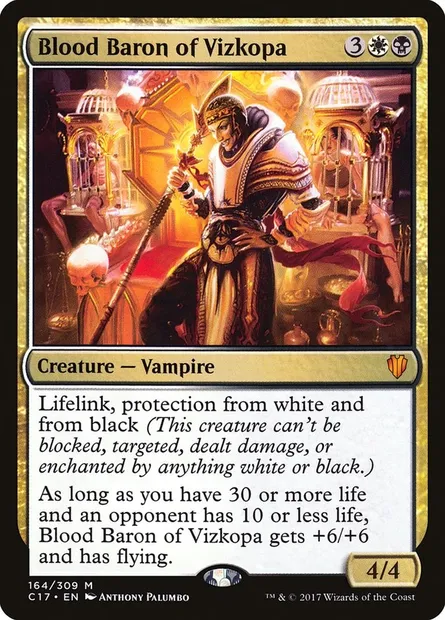 Blood Baron of Vizkopa, Magic card C17 164 — Commander 2017 set