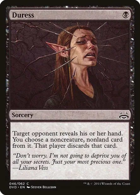 Contrainte, carte Magic DVD 46 — extension Duel Decks Anthology: Divine vs. Demonic