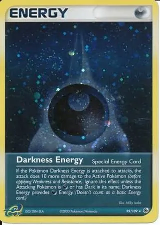 Énergie Obscurité, carte Pokémon LGP 093 — extension League Promos