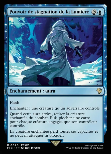 Pouvoir de stagnation de la Lumière, carte Magic FIC 40 — extension Final Fantasy Commander