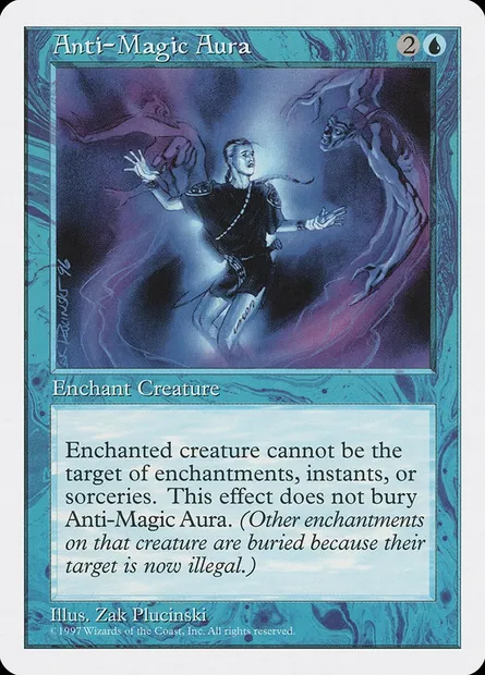Anti-Magic Aura, Magic card 5ED 72 — Fifth Edition set