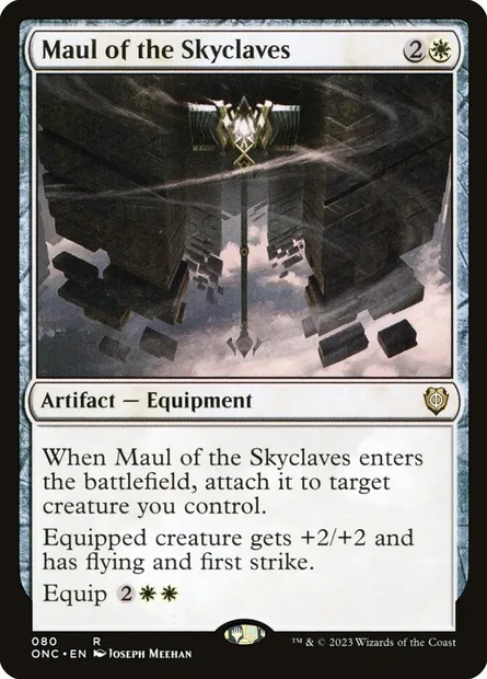 Maul of the Skyclaves, Magic card ONC 80 — Phyrexia: All Will Be One Commander set