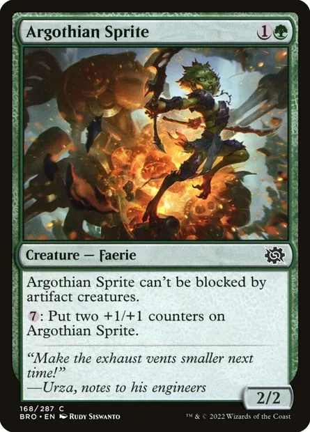 Argothian Sprite, Magic card BRO 168 — The Brothers' War set