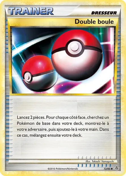 Double boule, carte Pokémon UL 72 — extension Déchaînement