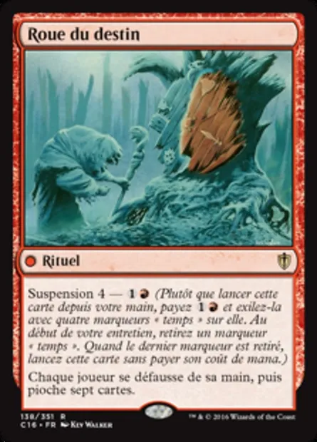 Roue du destin, carte Magic C16 138 — extension Commander 2016