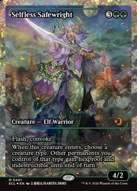 Selfless Safewright, Magic card ECL 401 — Lorwyn Eclipsed set