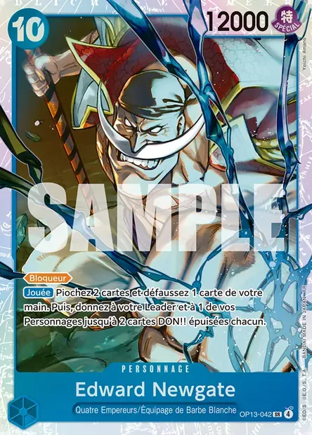 Edward Newgate, carte One Piece OP13-042 — extension SUCCESSEURS