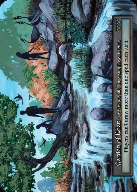 Garden of Eden, Sorcery card GOT 389 — Gothic set