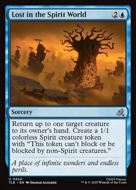 Lost in the Spirit World, Magic card TLE 224 — Avatar: The Last Airbender Eternal set