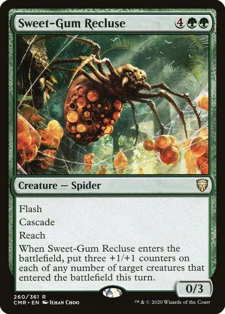Sweet-Gum Recluse, Magic card CMR 260 — Commander Legends set