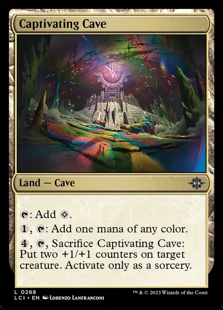 Captivating Cave, Magic card LCI 268 — The Lost Caverns of Ixalan set