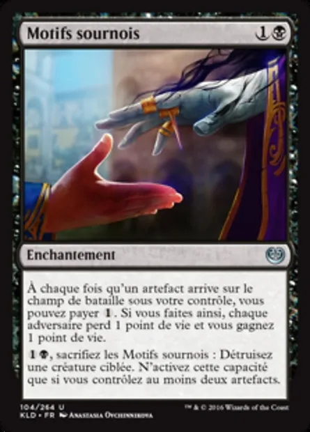 Motifs sournois, carte Magic KLD 104 — extension Kaladesh
