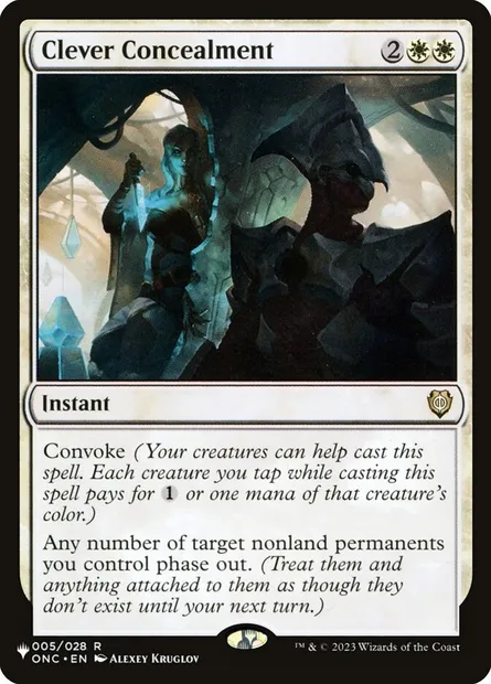 Clever Concealment, Magic card PLST ONC-5 — The List set