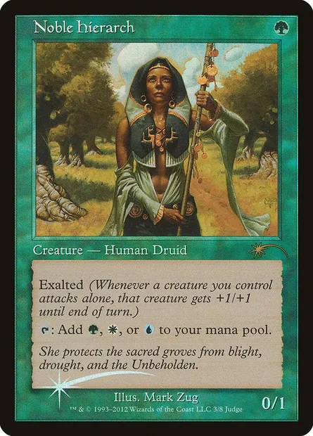 Noble Hierarch, Magic card J12 3 — Judge Gift Cards 2012 set