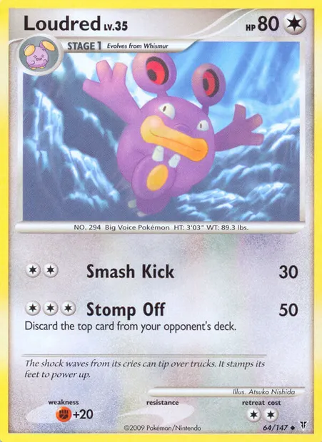 Loudred, Pokémon card SV 64 — Supreme Victors set