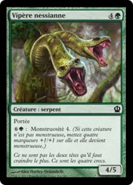 Vipère nessianne, carte Magic THS 164 — extension Theros